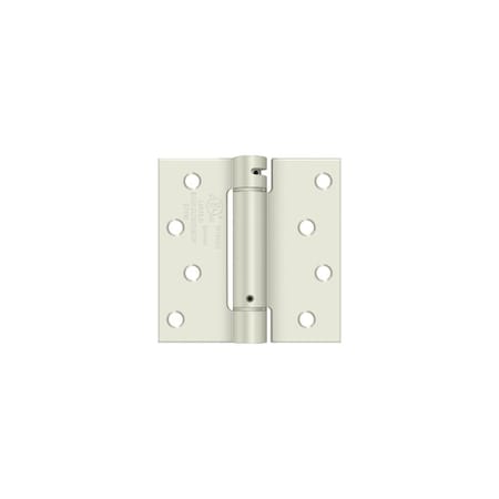 Deltana 4 x 4 Spring Hinge White Finish DSH44USPW